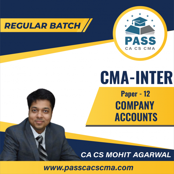CMA Inter (Paper 12) Company Accounts