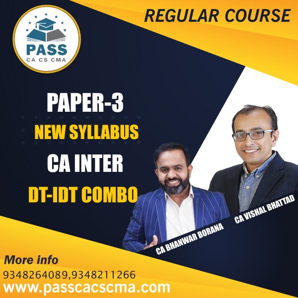 CA inter DT-IDT New Syllabus