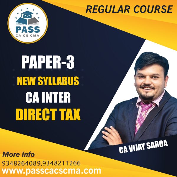 CA Inter Direct Tax New Syllabus