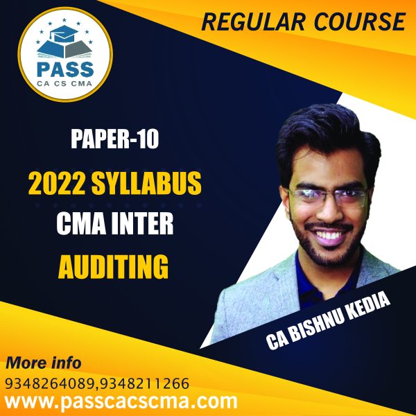 CMA Inter Auditing (Paper 10) (2022 Syllabus)
