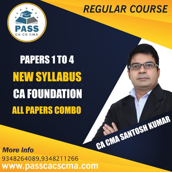 CA Foundation All Papers Combo (New Syllabus)