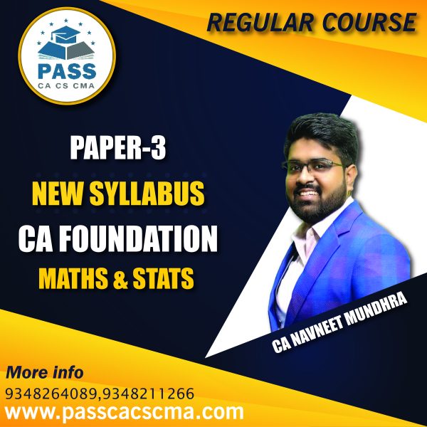 CA Foundation Maths & Stats